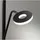 Fischer & Honsel LED-Stehlampe Dent Alu, Eisen, Stahl Metall Schwarz