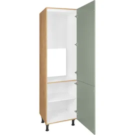 Nobilia Kühlumbauschrank Cascada 60 x 58,3 x 216,6 cm Grün
