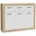 Forte Baccio 117,9 x 91,5 x 34 cm Artisan Eiche / Weiß