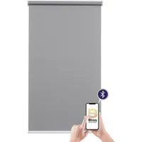 SUNLINES Elektrisches Rollo »Mosaik«, blickdicht, mit Bohren, freihängend, appgesteuert