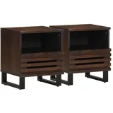 vidaXL Nachtschrank 40 x 34 x 46 cm Braun