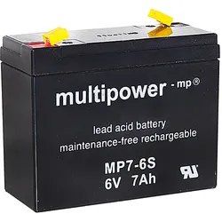 Multipower MP7-6S / 6V 7Ah Blei Akku AGM