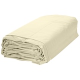 Evolution Poolfolie Rund 0,8 mm Sandfarben Keilbiese 360 x 120 cm
