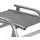 Dehner Stapelhocker Chicago 56,8 x 60,5 x 48 cm grau