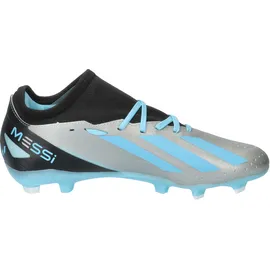 adidas X Crazyfast Messi.3 FG Herren Silver Metallic/Bliss Blue/Core Black 44