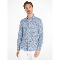 Tommy Hilfiger Langarmhemd »CL W-CO/LI DITSY FLOWER SF SHIRT«, mit floralem Print, Gr. 42 - N-Gr, Light Blue / Multi, , 89142639-42 N-Gr