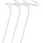 Chrysal Twister Orchideenstab 3er Set - klar