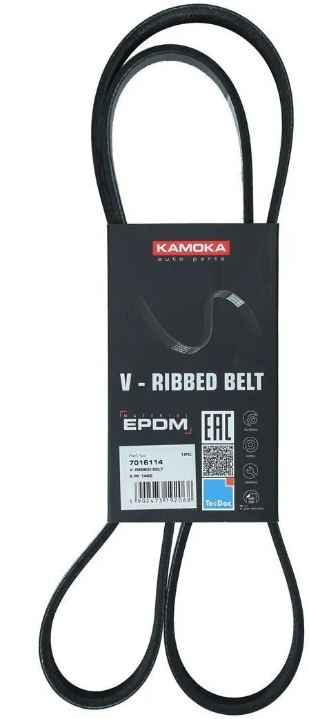 KAMOKA Keilrippenriemen 7016114 für Ford Opel Vaughall BMW GM DAIHATSU HONDA MAZDA Mercedes ROVER RENAULT VAG LAND