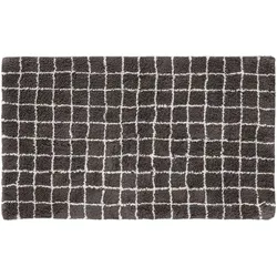 benuta Nest - Badteppich für Badezimmer - Badematte Wavu Grau 70x120 cm