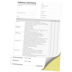 EICHNER 2x 50 Blatt »UVV-Prüfung« weiß