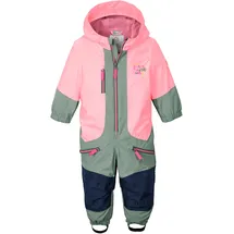 KILLTEC Overall "FIOS 21 MNS ONPC", Mädchen, Gr. 86/92, Normalgrößen, pink (hellpink), Obermaterial: 100% Polyester.Futter: 100% Polyester, FIRST INSTINCT BY KILLTEC, Overalls Overall, Wind- und wasserdichter Overall mit reflektierenden Elementen