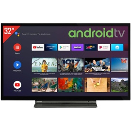 Toshiba 32WA3B63DA 32 Zoll Fernseher/Android TV (HD-Ready, HDR, Triple-Tuner, Bluetooth, Google Play Store & Assistant)