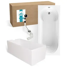 Calmwaters Modern Small 2 Badewanne Komplettset 180 x 80 cm