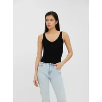 Vero Moda VMGLORY SL RIB TOP Schwarz XS