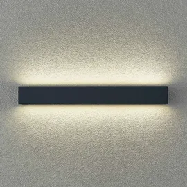 ARCCHIO Außenwandleuchte Aluminium 6,0 cm grau 2-flammig