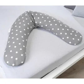 Theraline Das Komfort Mikroperlen big stars grau