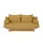Smart Schlafcouch Mikrofaser 3-Sitzer Beige