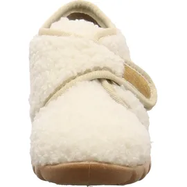 Fischer Markenschuh Mädchen Hausschuh flexi beige - Weiß, 26 EU