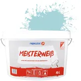 Farbklecks24 Meisterweiß Color, Wandfarbe Blau 6-2 (10L),(versch. Farben),hohe Deckkraft