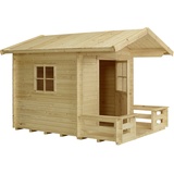 Plus Spielhaus mit Terrasse 182 x 161 cm + 72 cm Terrasse