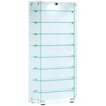 VCM Standvitrine Cenila 83 x 17 x 114 cm Glas