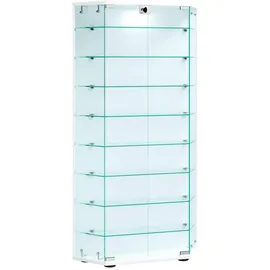 VCM Standvitrine Cenila 83 x 17 x 114 cm Glas