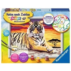 RAVENSBURGER 28553 Malen nach Zahlen Majestätischer Tiger