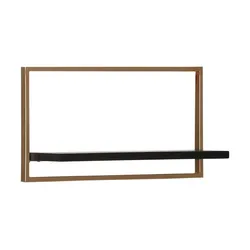 Wandregal  Frame , gold , Maße (cm): B: 65 H: 35 T: 20