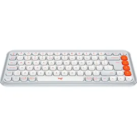Logitech POP Icon Keys US Offwhite / Orange