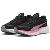 Puma Scend Pro Running Shoe, Black-Sunset Glow, 42 EU