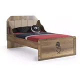 xl moebel gmbh Kinderbett Pirat 94 x 90 x 220 cm Holz braun