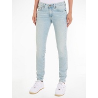 Tommy Jeans Slim-fit-Jeans »Skinny Jeans Marken Low Waist Mittlere Leibhöhe«, mit Faded-Out Effekten, blau