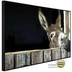 papermoon Infrarotheizung »EcoHeat - Esel«, Matt-Effekt - bunt