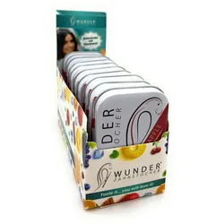 Wunder Zahnstocher Apfel Dose - Display - Inhalt 10 Stück Edle Metalldose - Lifestyle