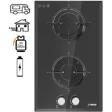 phönix handels gmbh Phönix Domino-WGL Wohnmobil Gaskochfeld Gaskocher 2 flammig Bootkocher