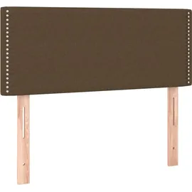 vidaXL Boxspringbett 100 x 200 cm Dunkelbraun
