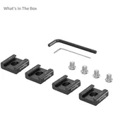 SmallRig 5033 Anti-Twist Cold Shoe Mount Support (4pcs)