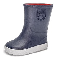 Boatilus Nautic Kinder Regenstiefel, Galoschen, Gartenstiefel - 100% wasserdicht, duftender Gummi, rutschfest - Blau - Größe 20