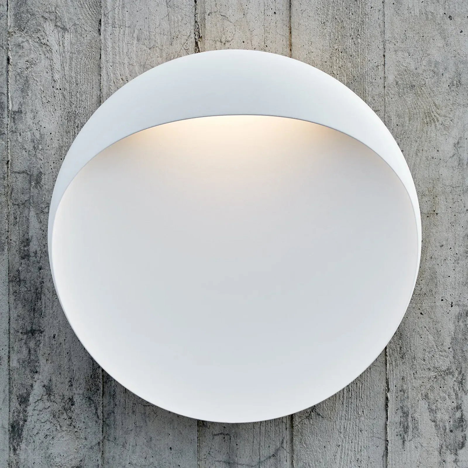 Außenleuchte Louis Poulsen, Flindt, dimmbar, Weiß, für Wohnzimmer, Aluminium, Design