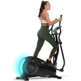 Sportstech Crosstrainer CX700, 24 Widerstandsstufen, LCD-Display, Profi schwarz