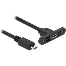 DeLock USB 2.0 1 m Schwarz