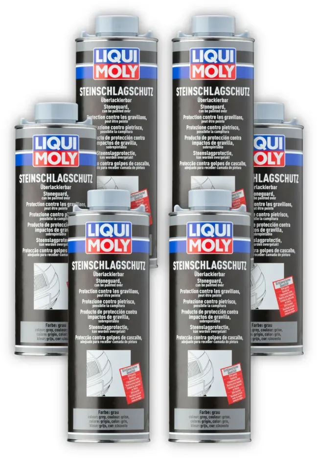 6x 1L LIQUI MOLY 6106 Steinschlagschutz Beschichtungsmasse Korrosion Schutz