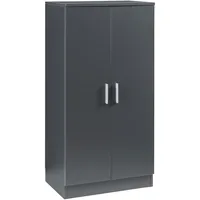[en.casa] Schuhschrank Notribontaa 108x55x35 cm Anthrazit
