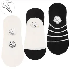 Weiße Socken Moraj Farbmix 3 Paare, 35-38
