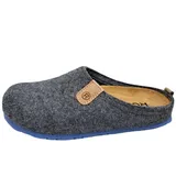 ROHDE Herren Pantoffel Wollfilz Hausschuh Wechselfußbett Napoli-H 6900, Größe:44 EU,