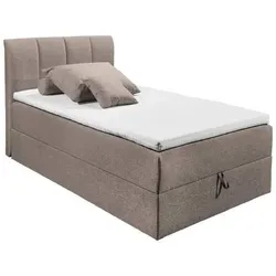 Boxspringbett Granada ca. 120x200 cm Schlammfarben