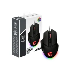 MSI Clutch GM20 Gaming - Maus - ergonomisch - Für Rechtshänder