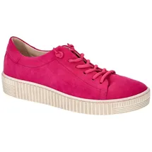 Gabor Leder-Sneakers in Pink / 36