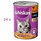 Whiskas 1+ Geflügel in Sauce 24 x 400 g