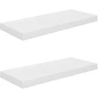 vidaXL Wandregal 60 x 23,5 x 3,8 cm Weiß